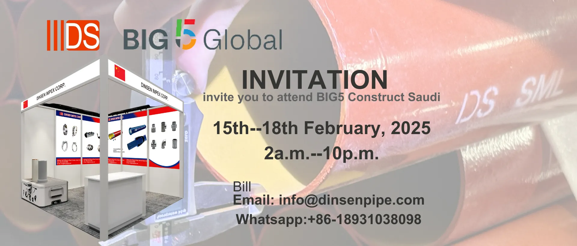 Celebrating the Successful of Russian Aquatherm and Looking Forward to Saudi Arabia Big5 Exhibition