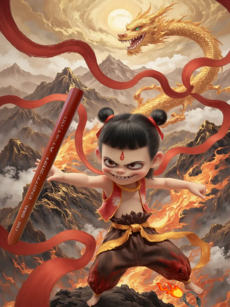 Nezha holding SML pipe 