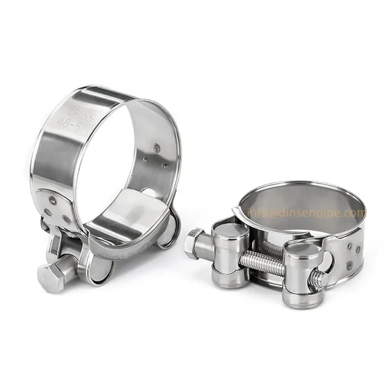 Clips Heavy Duty T Bolt Exhaust Clamp 