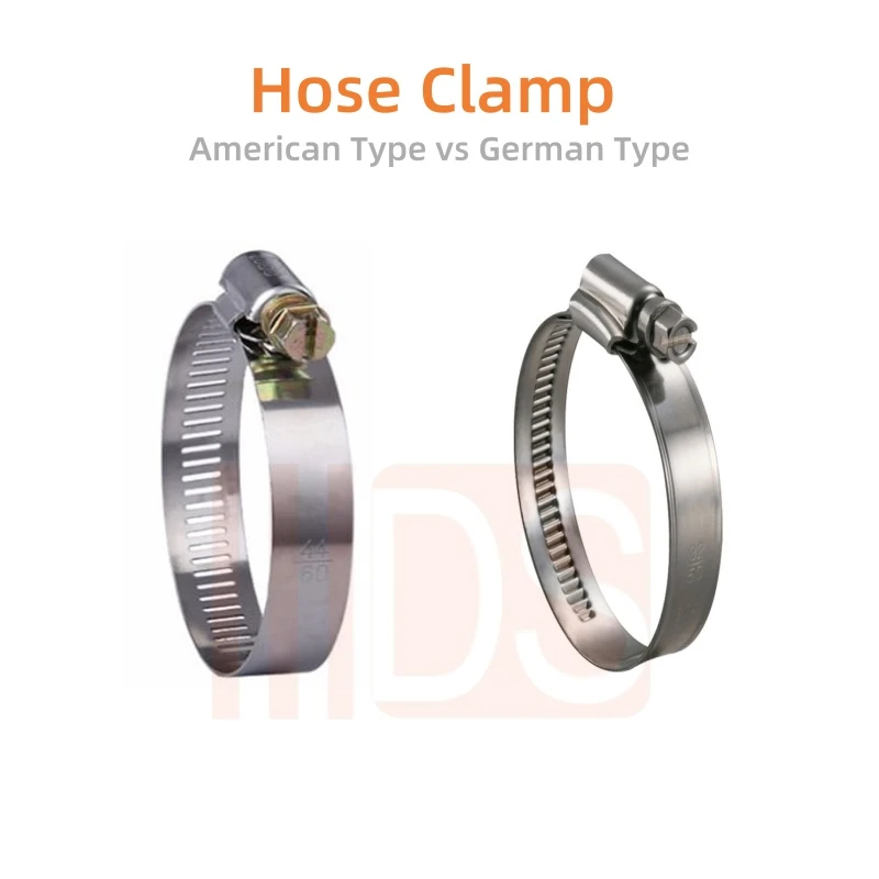 The Difference between American Hose Clamp and German Hose Clamp