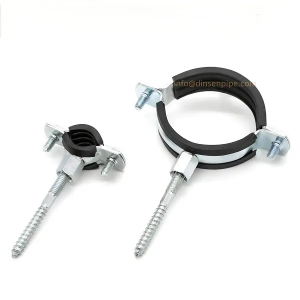 pipe clamp with rubber