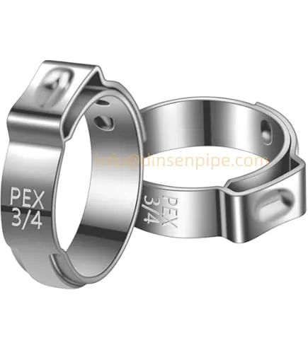 304ss single ear hose clamp