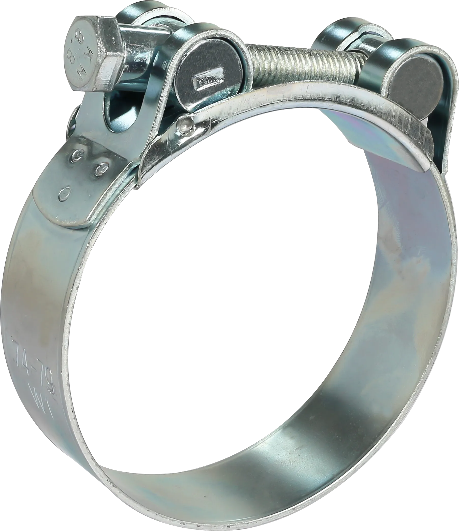 single ear heavy duty hose clamp
