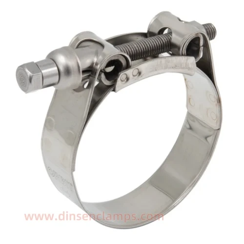 Zine Plated Bolt Head Hose Clamp