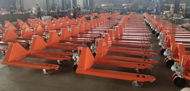 JULI Hoisting Deliveried Hand Pallet Truck to India
