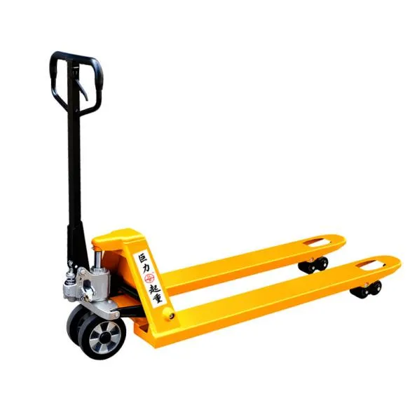 How to use the hand pallet truck?