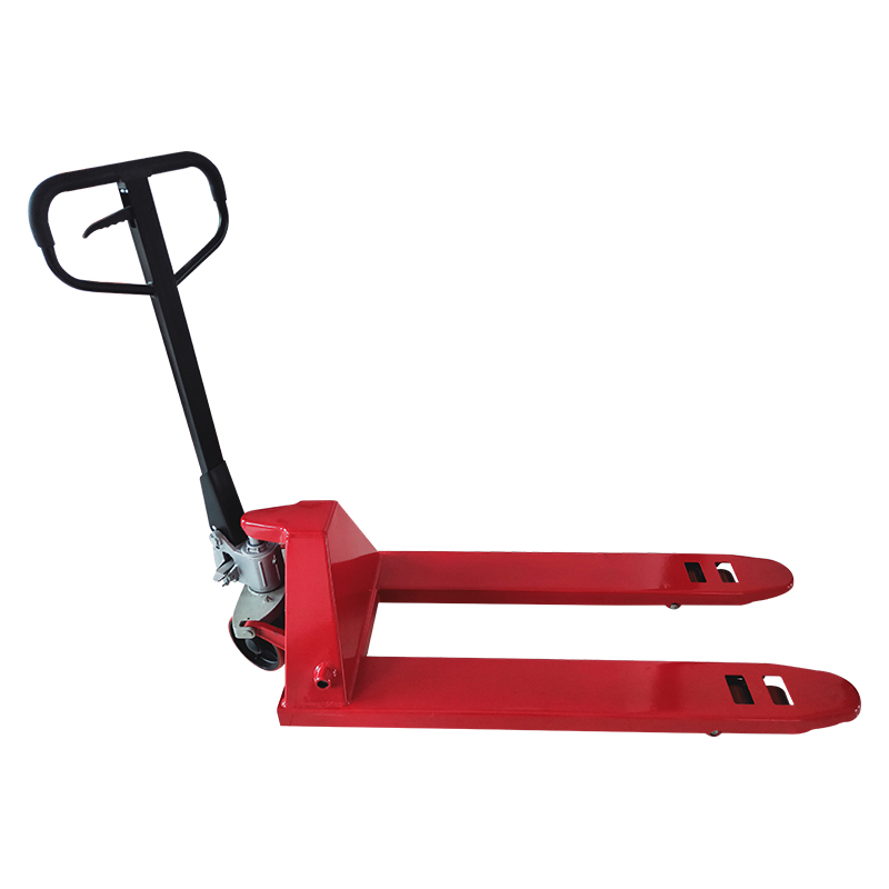 Low Profile Pallet Truck for Efficient Material Handling in Tight Spaces