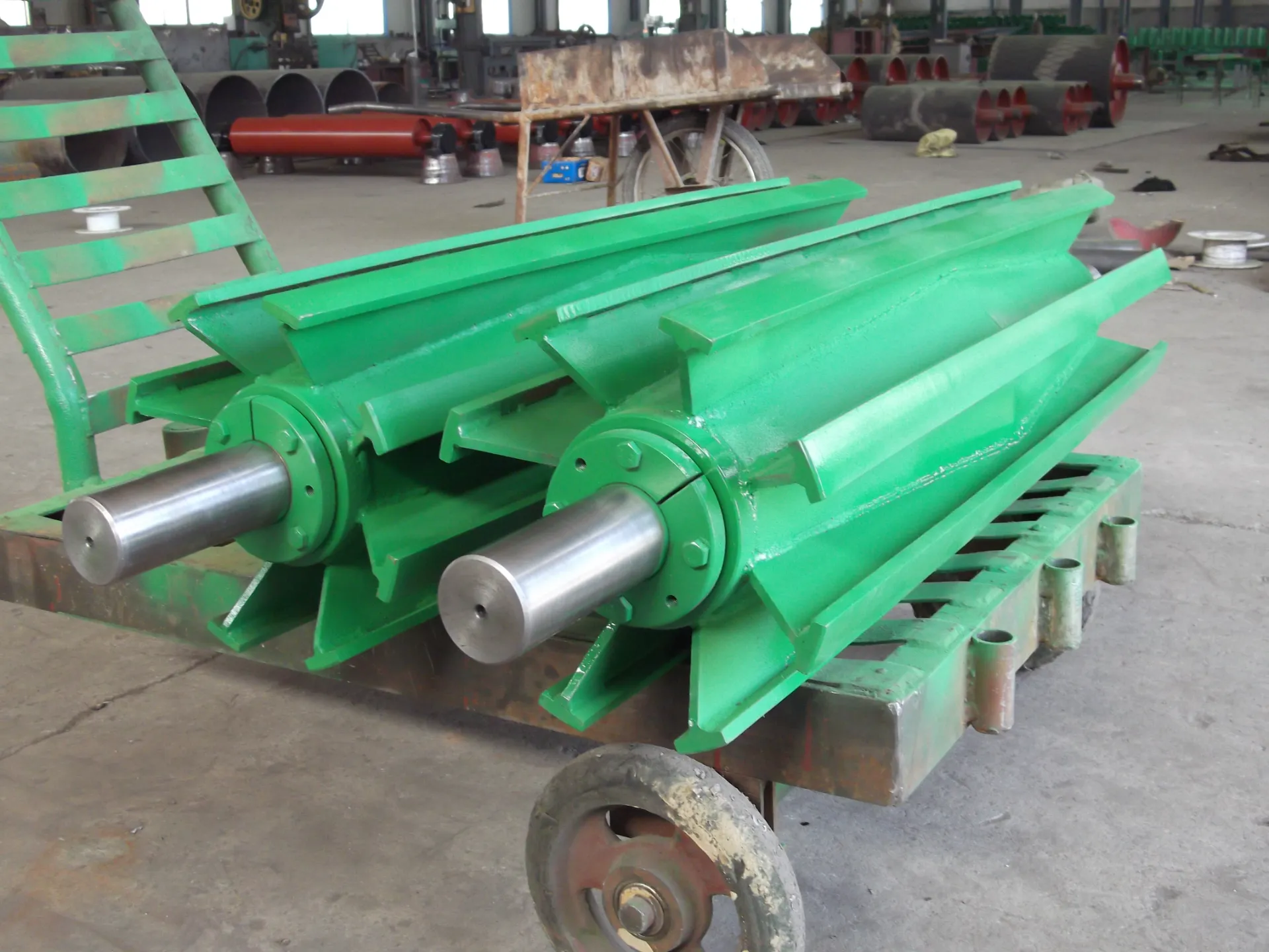 Wing Pulley Conveyor for Conveyor Belt Maintenance