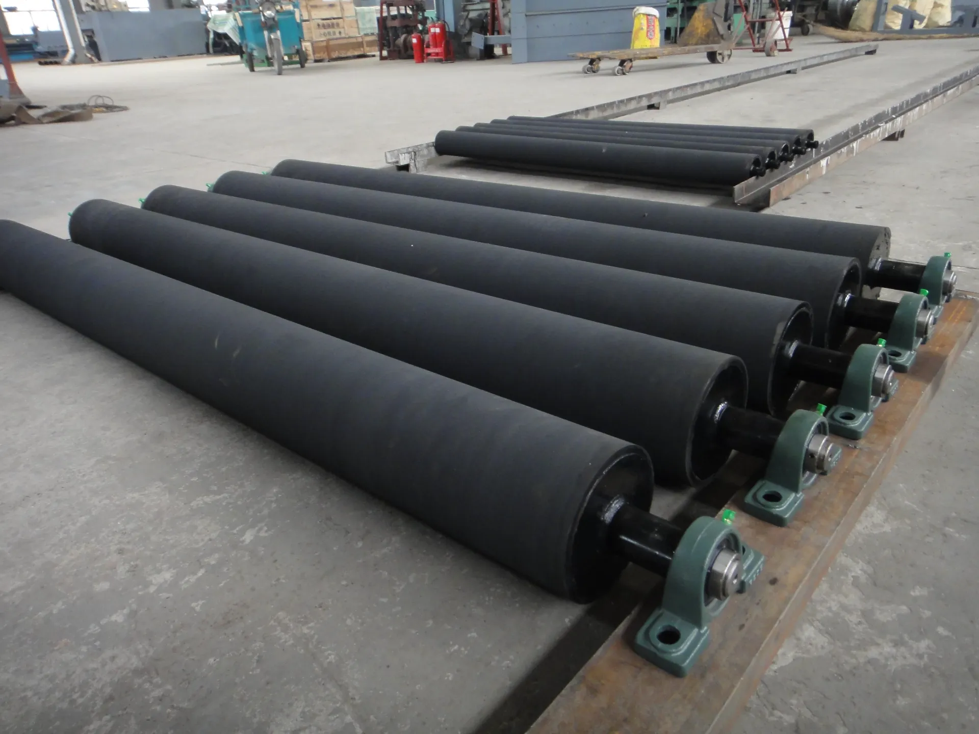 Smart Rubber Idler Rollers