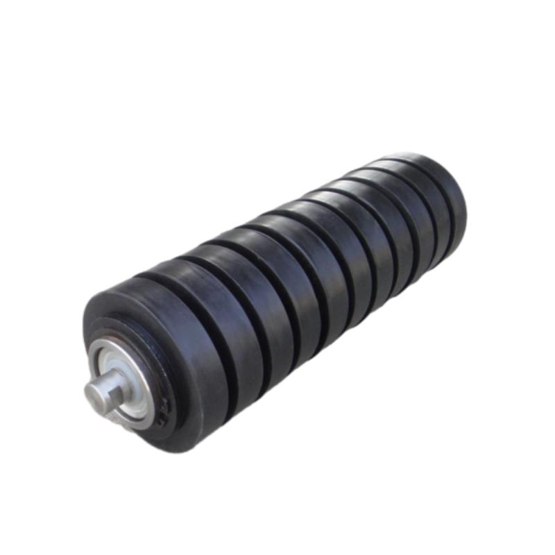 Efficient conveying system utilizing wing pulleys for smooth material transport in industrial applications.