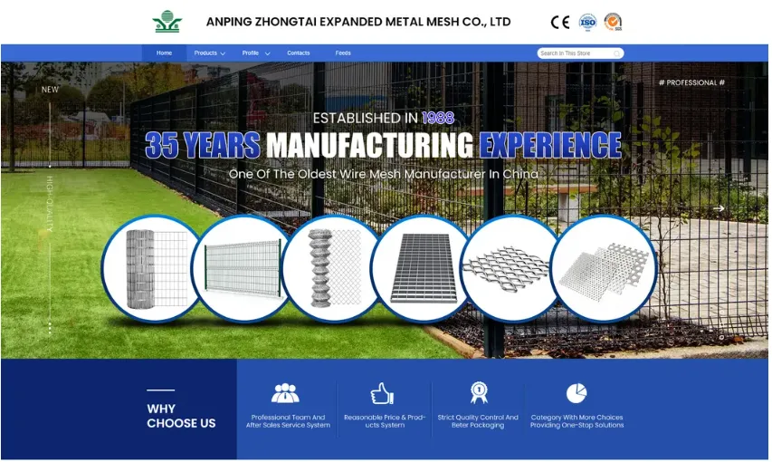 Zhongtai Carbon Steel Bar Grating China Factory Bathroom Shower Grate 2 - 1/4 Inch X 3/16 Inch Heavy Duty Steel Floor Grating