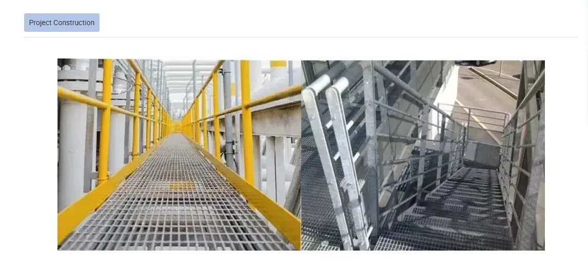 Heavy Duty Stainless Steel Grating for Sturdy Inspection Stairs