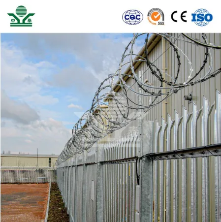 Chain Link Barbed Wire China Manufacturing 300mm Coil Diameter Flat Barbed Wire Used for White Security Fence
