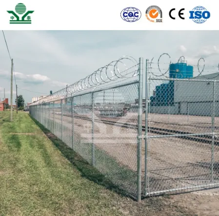 10 foot chain link fence