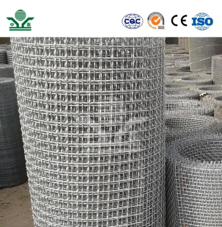 Weave Wire Mesh China Manufacturing 25 Gauge 23 Gauge 24 Gauge Double Crimp Wire Mesh