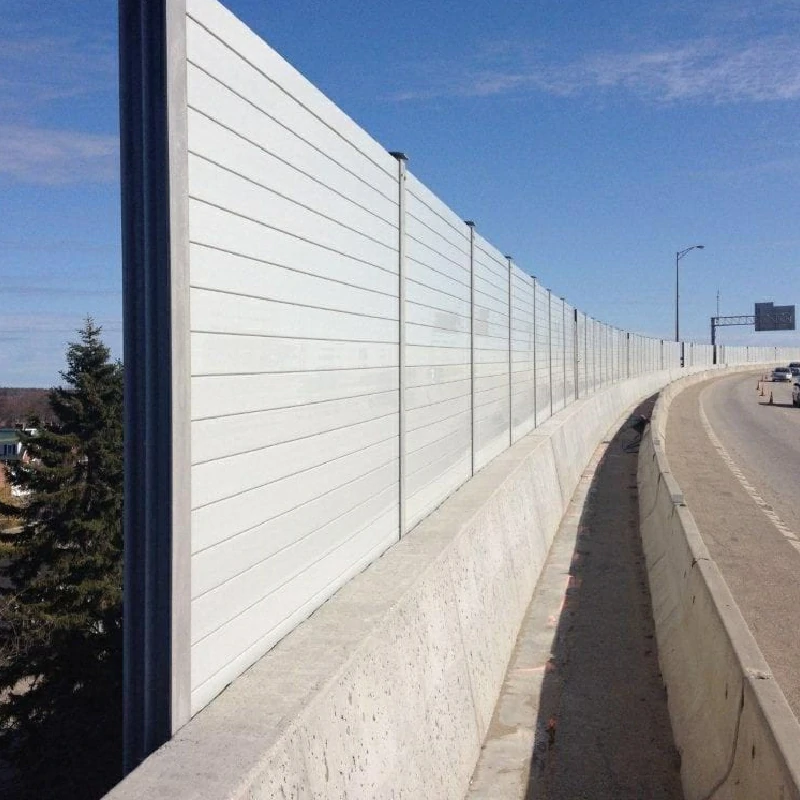Bridge noise barrier