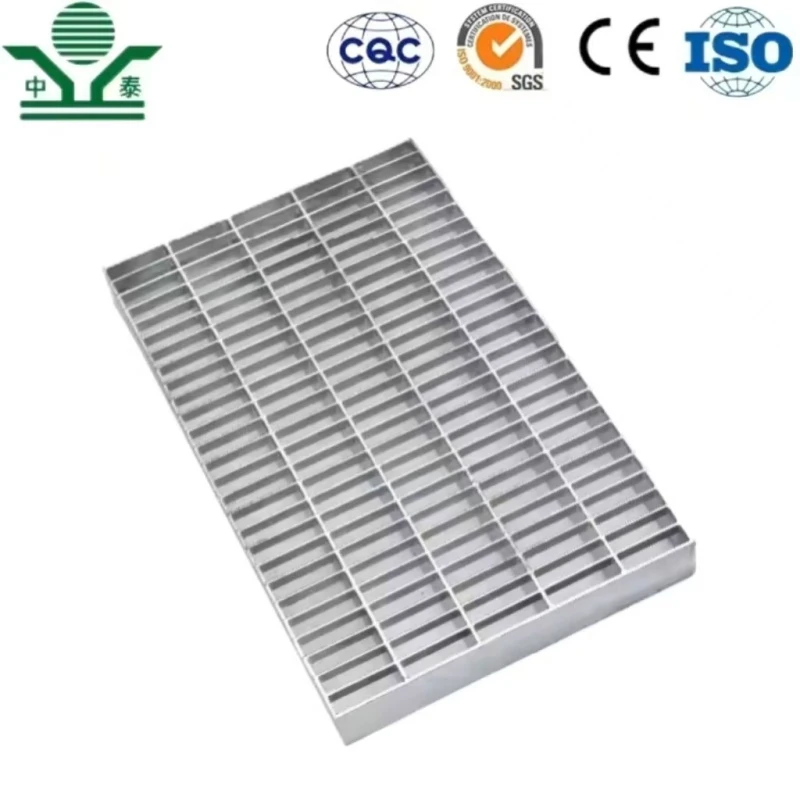 Zhongtai Galvanized 25*3mm Bearing Bar 40mm Spacing Steel Grating Used for Floor