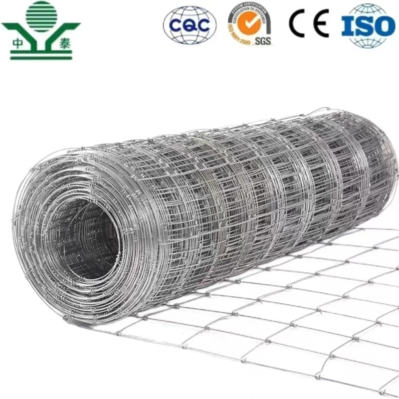 Zhongtai Hot Dipped Galvanized Durable Steel Knot Wire Mesh for Farm Fence