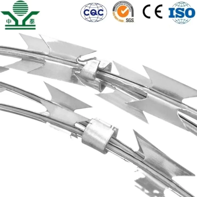 Zhongtai High Quality Barbed Wire Cutter Concertina Razor Barbed Wire