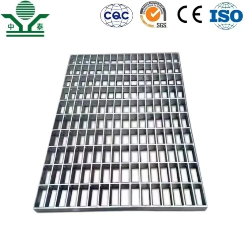 Zhongtai Steel Material Grating 1/2′′ X 1/4′′ Rain Water Grate Used for Structural
