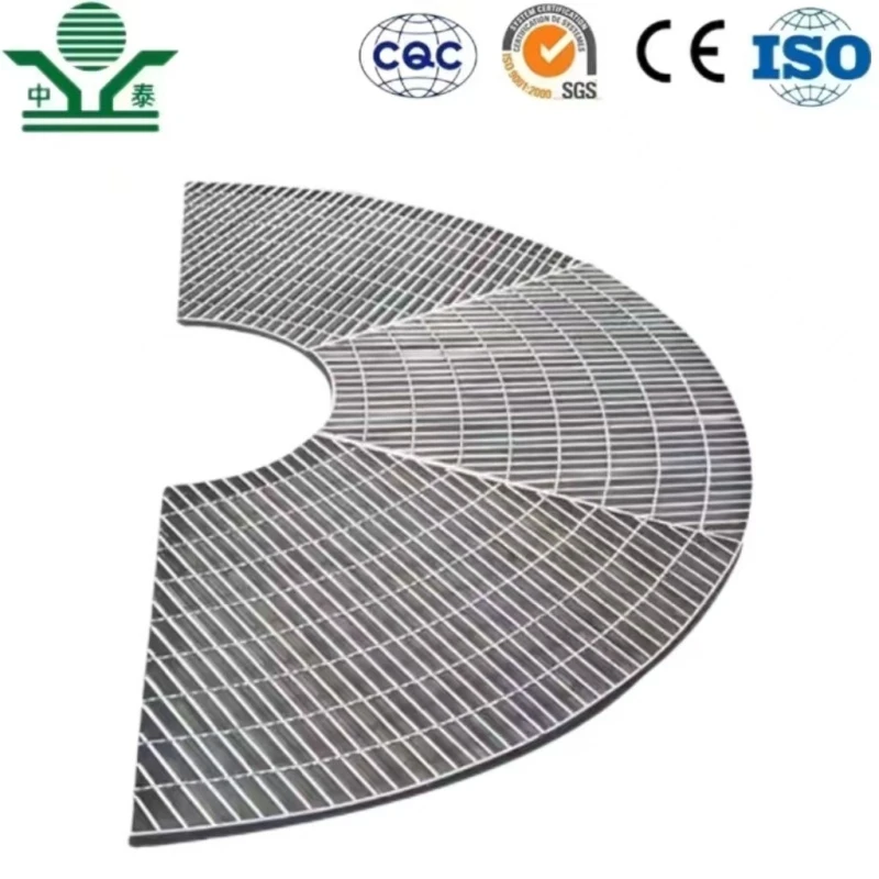 Zhongtai High Quality Metal Building Materials Hot Dipped Galvanized Floor Steel Grating