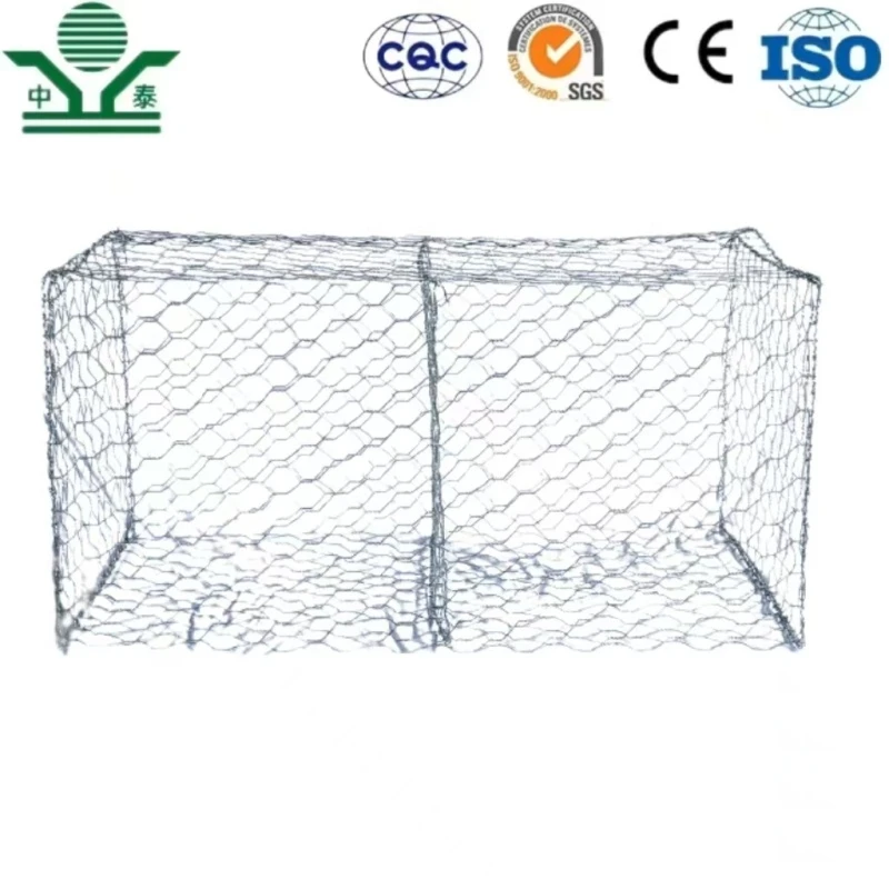 Zhongtai Galvanized Steel Hexagonal Gabion Wall Basket Gabion Box Stone Cage