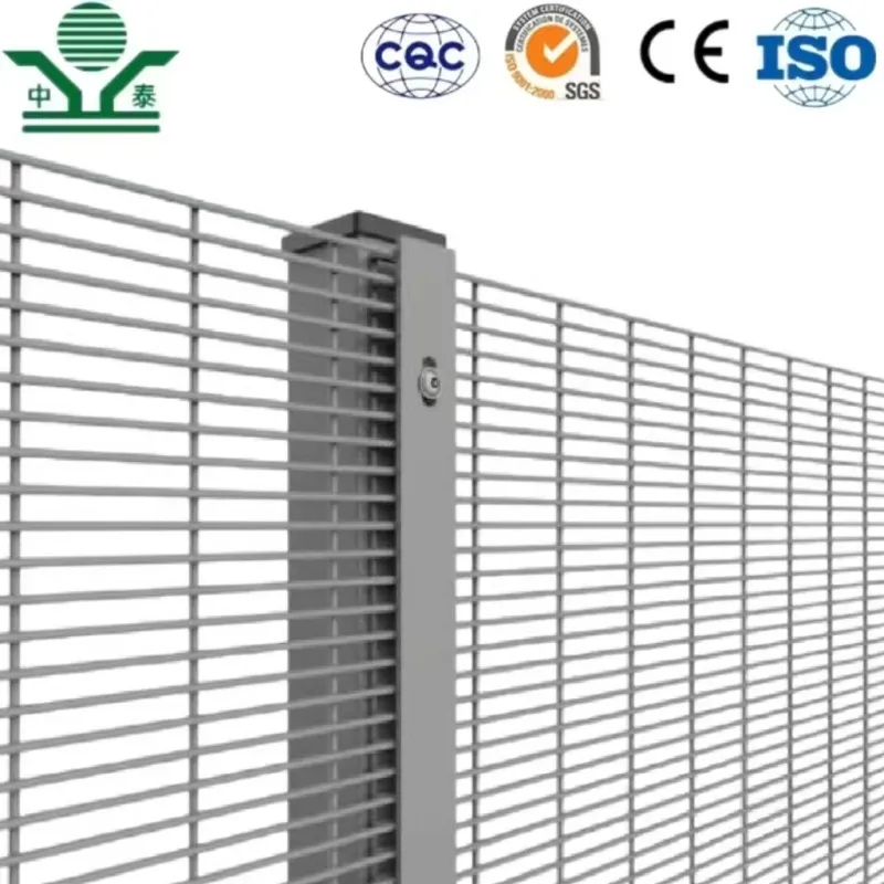 Zhongtai Galvanized 358 Clear View Welded Anti-Climb Fence