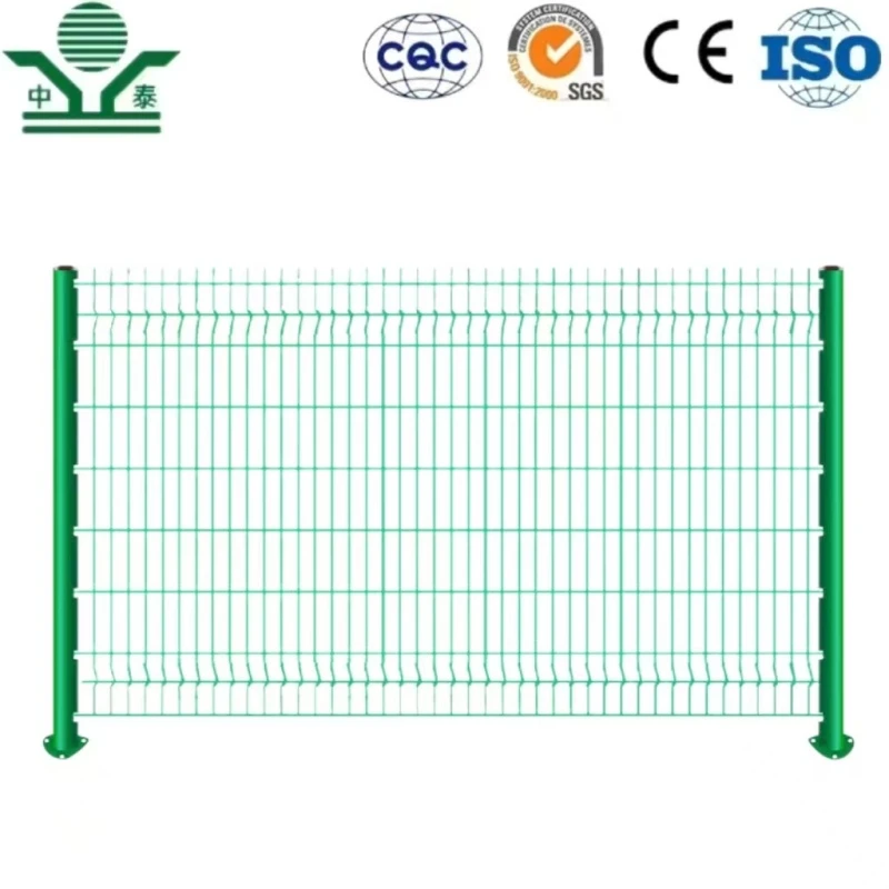 Zhongtai Security PVC Coated Durable 3D Welded Wire Mesh Fencing for Traffic