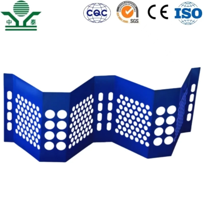 Zhongtai Perforated Anti Wind Screen Wind Dust Net for Building Material