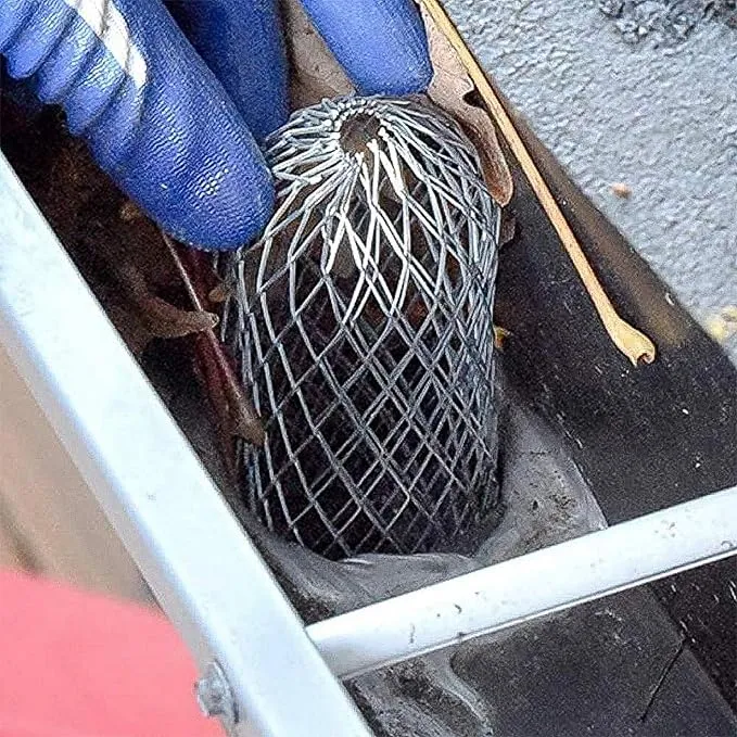 ZHONGTAI 3*6 Inches Expanded Aluminum Gutter Downspout Protectors