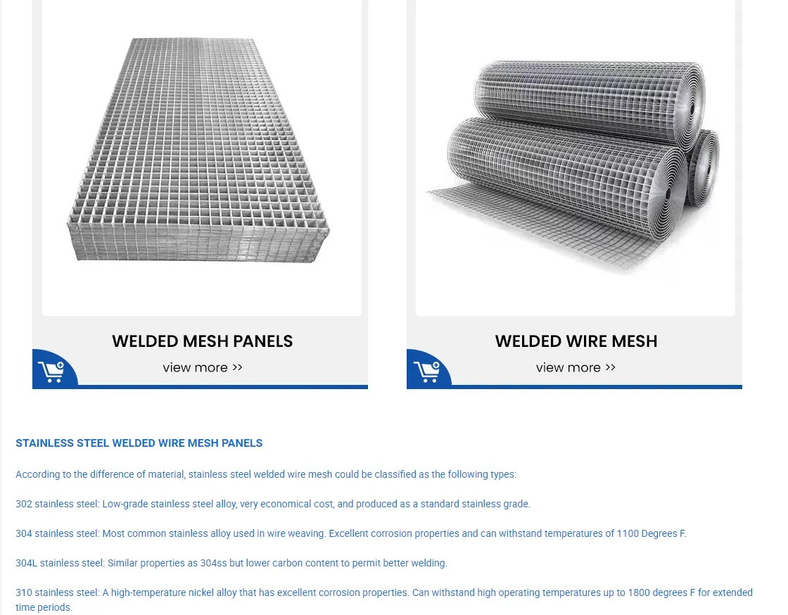 3X3 Galvanized Cattle Welded Wire Mesh Panel Stainless Steel Wire Material Brc Welded Wire Mesh