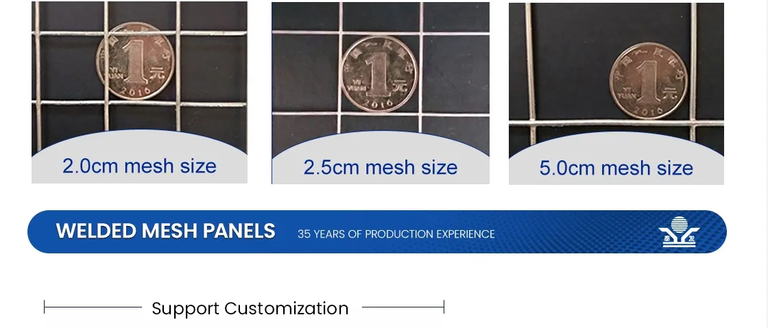 3X3 Galvanized Cattle Welded Wire Mesh Panel Stainless Steel Wire Material Brc Welded Wire Mesh