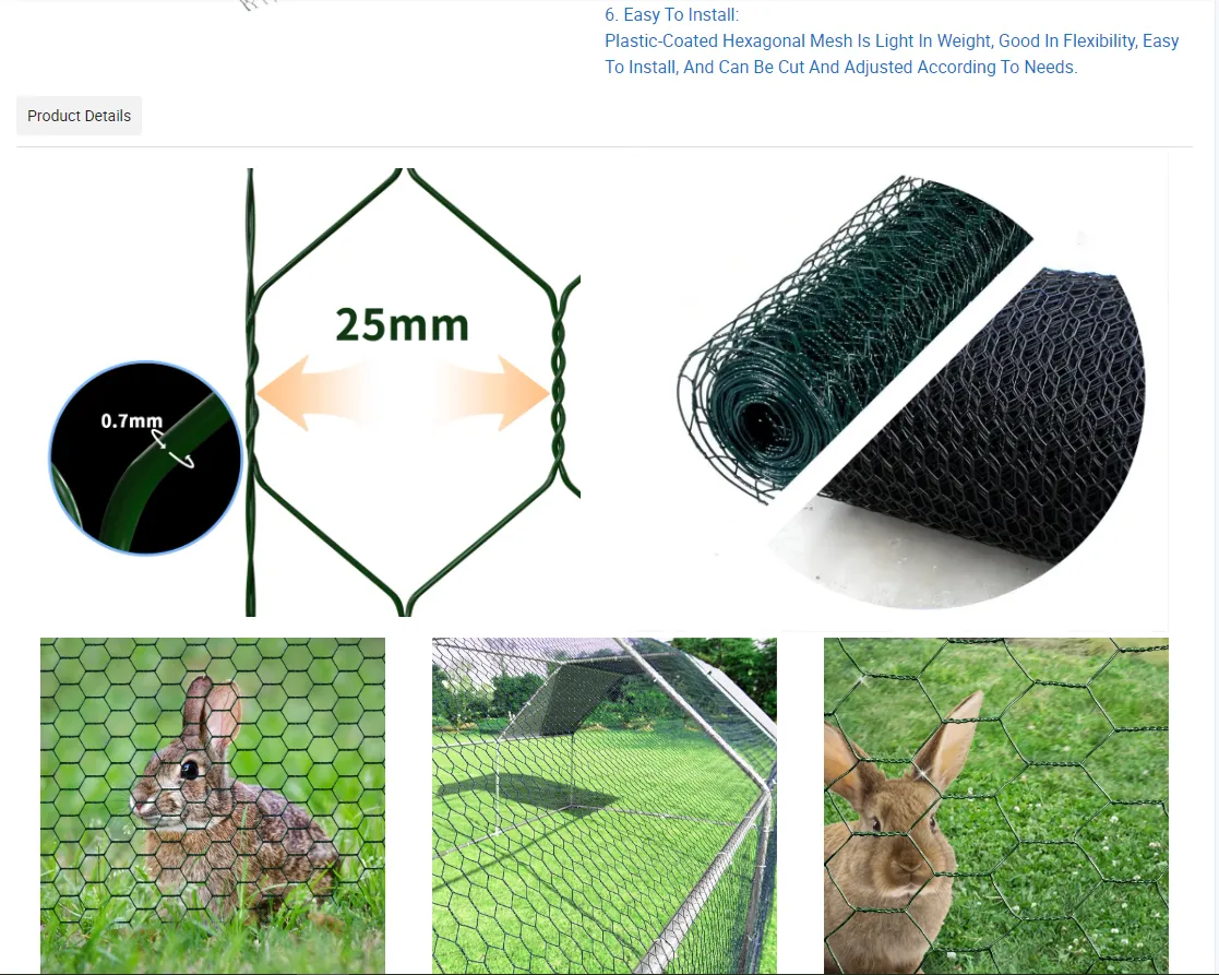 Zhongtai Hex Wire Mesh China Wholesalers 17 16 15 14 Bwg 13mm Chicken Wire Mesh