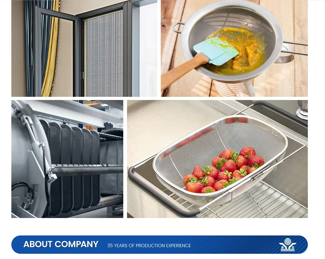 Window Screen China Manufacturers Stainless Steel Wire Mesh 304 304L 316 316L 310S 904L Stainless Steel Screen Window