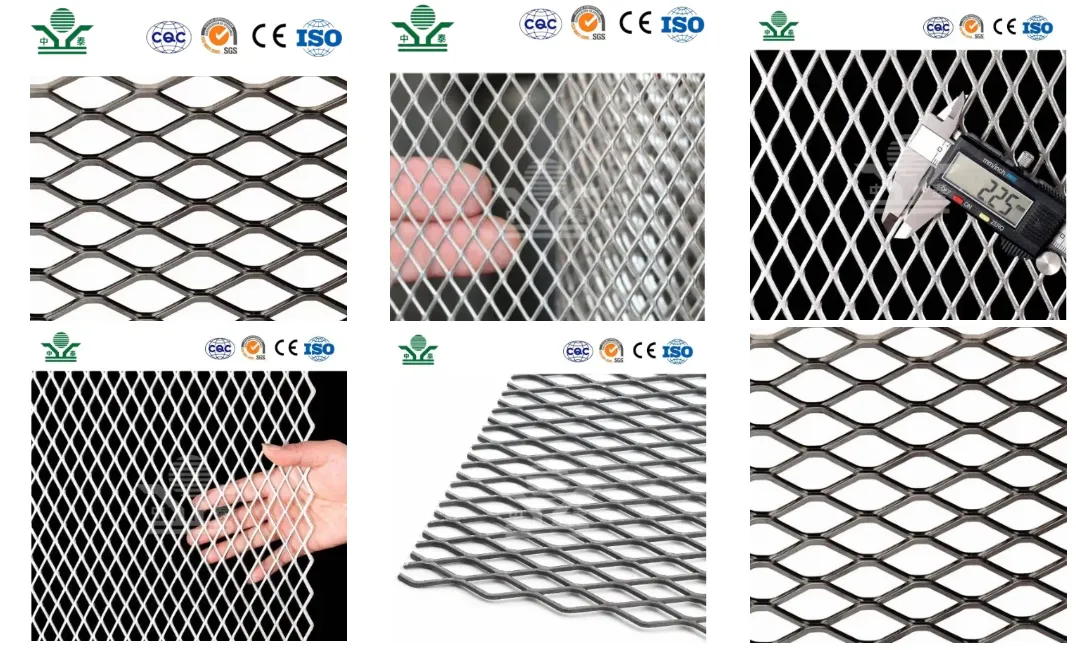 Zhongtai Flattened Diamond Expanded Metal Mesh Sheets Diamond Expanded Metal Mesh