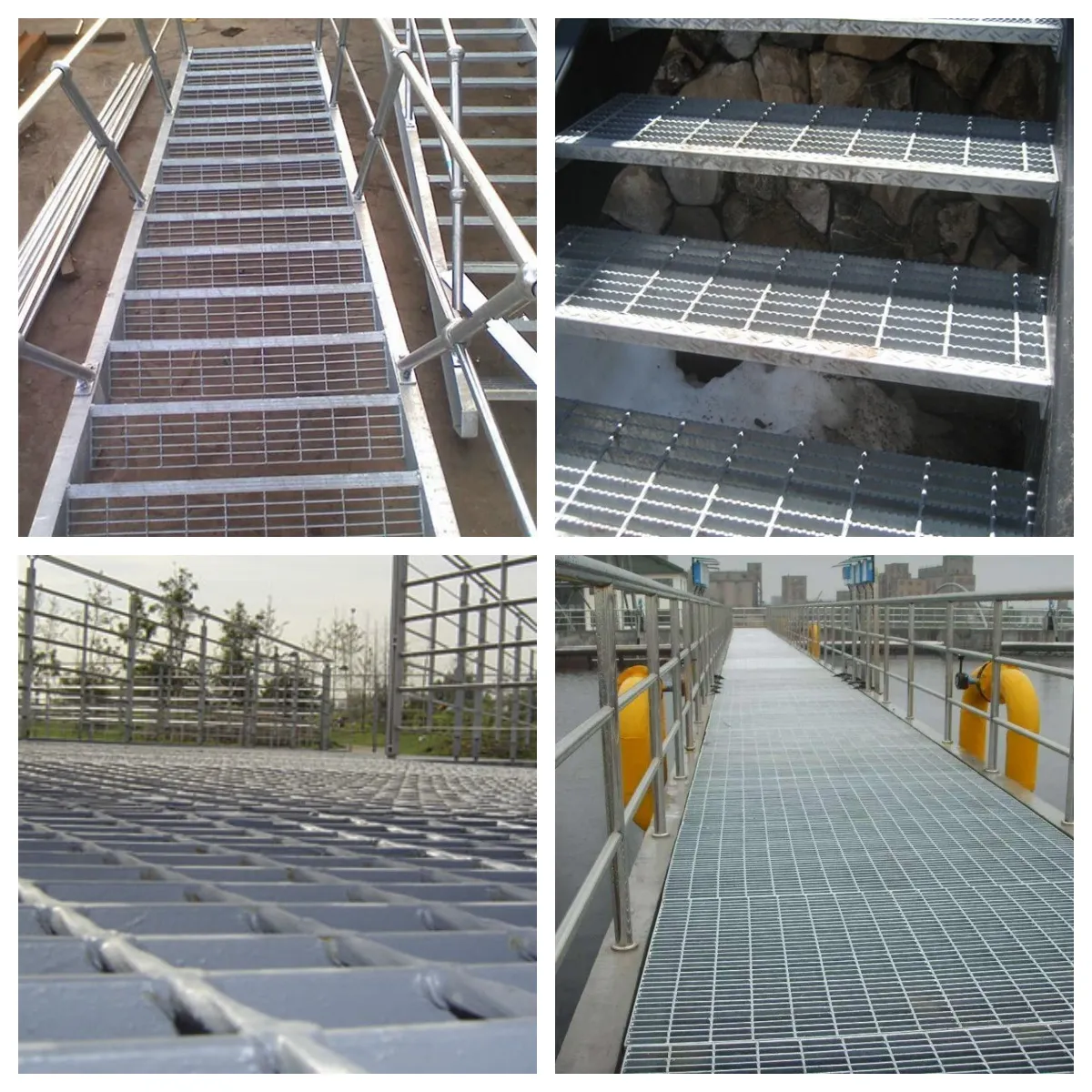 metal grating stairs