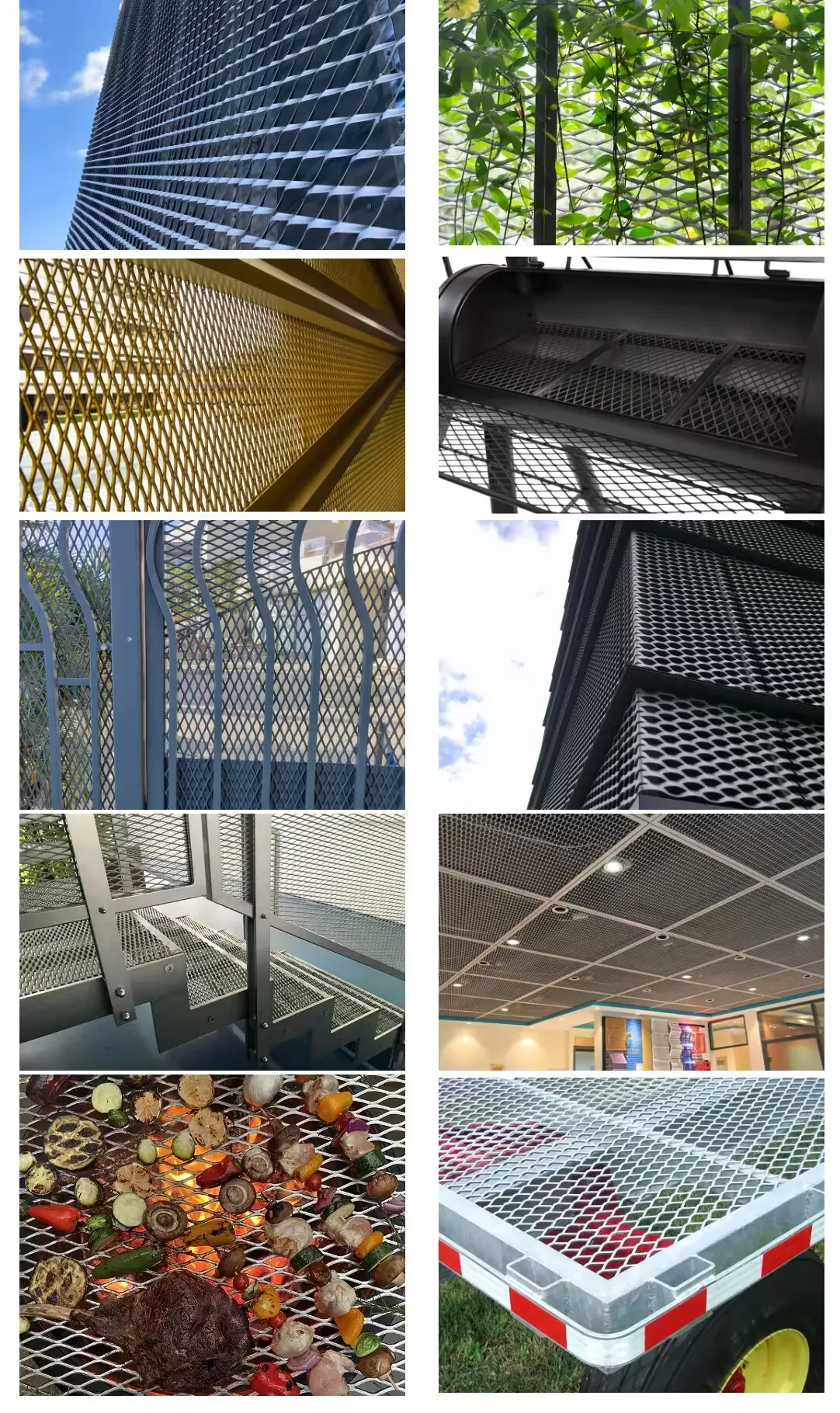 Factory Custom Size Diamond Hole Expanded Metal Mesh for Building