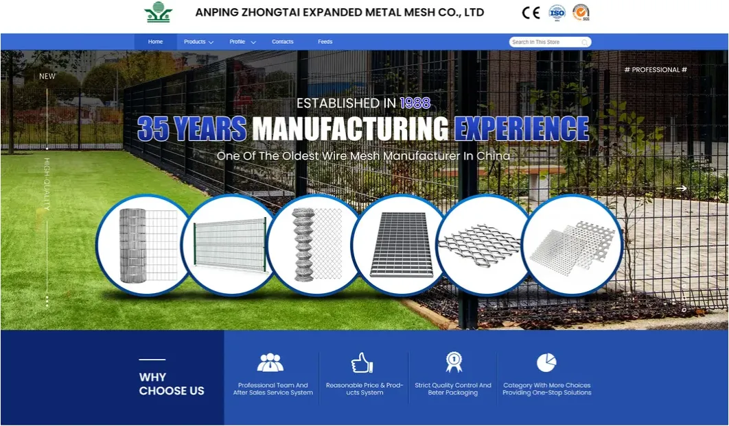 Zhongtai Durable Cheap Price Hot Galvanized Fixed Knot Wire Mesh for Farm