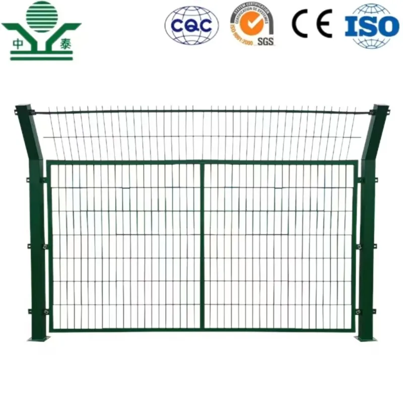 Zhongtai High Quality Security Fence PVC Coated 3D Welded Wire Mesh Fence