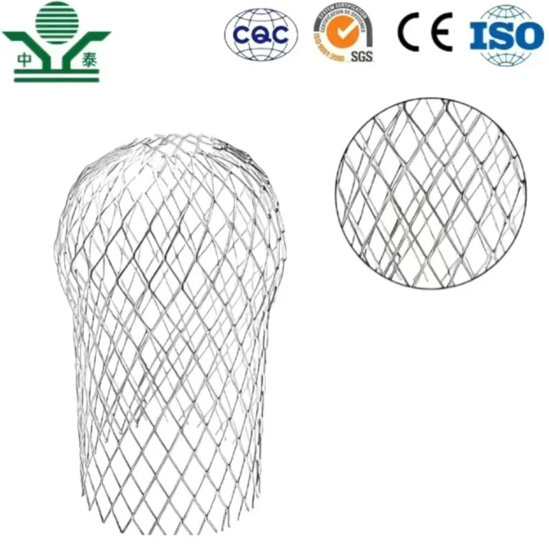ZHONGTAI Expanded Aluminum Downspout Mesh Aluminum Filter for Garden Downspout Straine