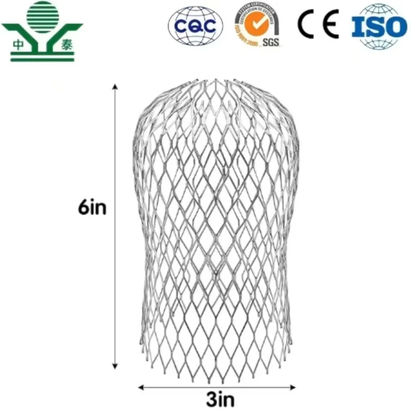ZHONGTAI Expanded Aluminum Downspout Mesh Aluminum Filter for Garden Downspout Straine