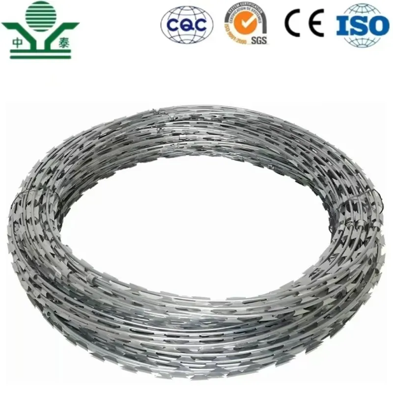 Zhongtai High Quality Barbed Wire Cutter Concertina Razor Barbed Wire