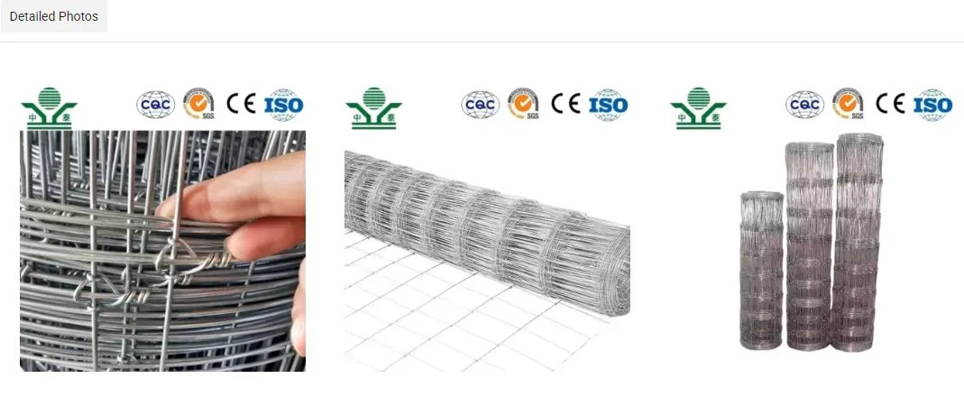 Zhongtai Cattle Deer Goat Farm Fence Knot Field Fences Farming Netting