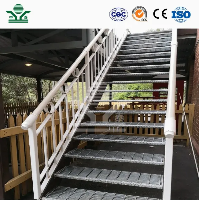 Zhongtai Carbon Steel Bar Grating China Factory Bathroom Shower Grate 2 - 1/4 Inch X 3/16 Inch Heavy Duty Steel Floor Grating