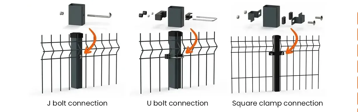 Zhongtai PVC/ Powder Coated Double Edged Steel Iron 3D Welded Wire Mesh Fence