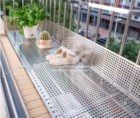 Perforated Metal Sheet Door - Secure, Ventilated, Custom