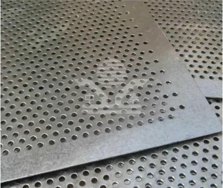 hex perforated sheet metal