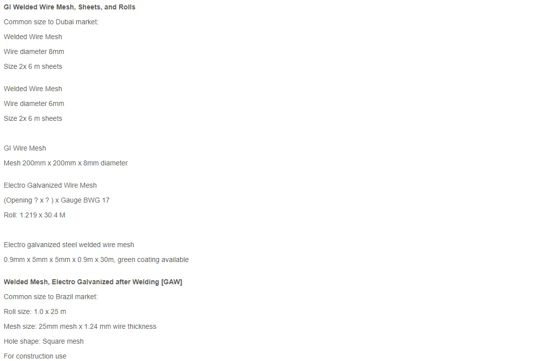 Zhongtai PVC Coated Welded Wire Mesh Rolls China Manufacturers 6.4mm Mesh Size