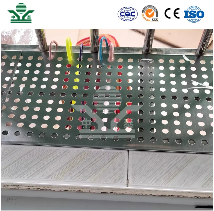 Zhongtai Perforated Metal China Wholesalers Square Hole Diamond stainless Plate Perforated stainless Sheet Balcony anti-theft window pad