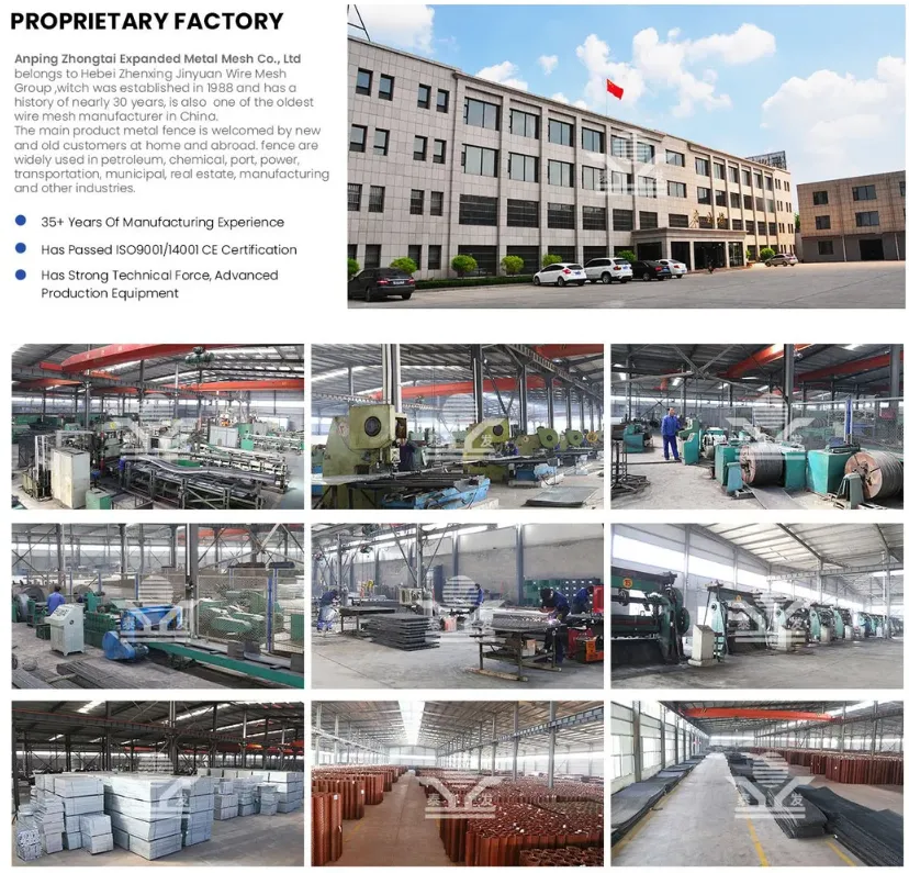 Zhongtai Anti-Climb Fence  China Manufacturing 5.5mm 6.0mm Wire Diameter 358 Prison Mesh Fencing